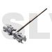 LX0305  Lynx Heli 130 X Tail Rotor Shaft Assembly With Tail Grip Silver  